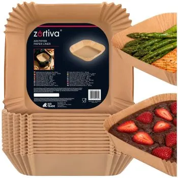 Papírové vložky do fritézy, 20 cm, 300 ks, Zortiva