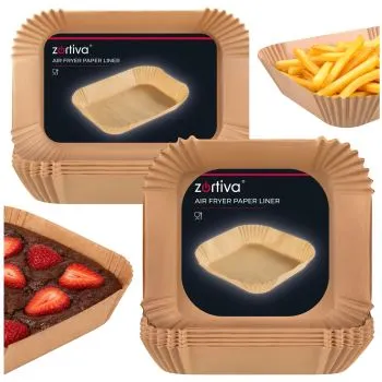 Papírové vložky do fritézy, balení po 100 ks, Zortiva