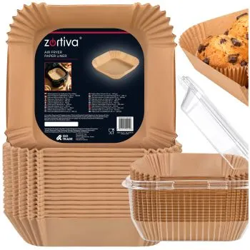 Papírové vložky do fritézy, 20 cm, 400 ks, Zortiva