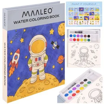 Kolorowanka wodna - astronauta Maaelo