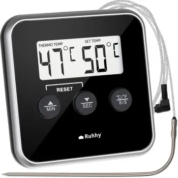 Ruhhy kitchen thermometer with probe