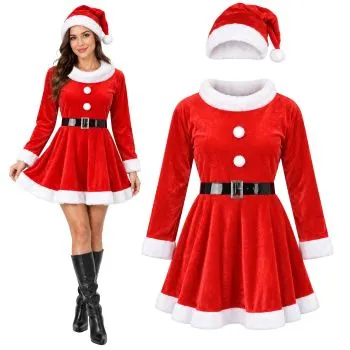 Kostüm – Frau Glimz als Weihnachtsfrau