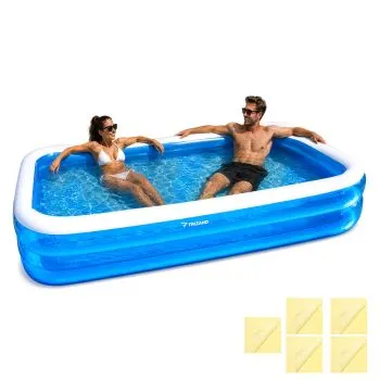 Trizand Inflatable Pool, 262x175x50 cm