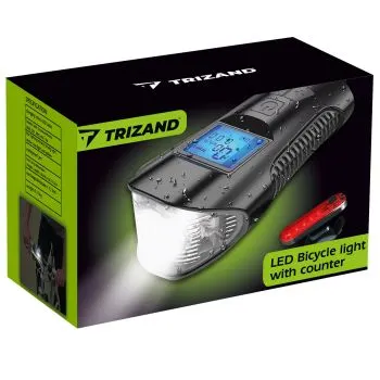 LED-Fahrradlicht mit Zähler 23680