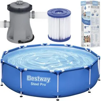 Basen stelażowy z pompą 305x76cm BESTWAY 56679