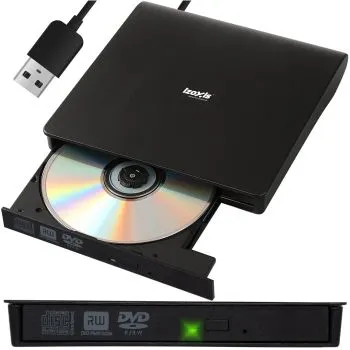 Napęd zewnętrzny + nagrywarka CD/DVD Izoxis 26083