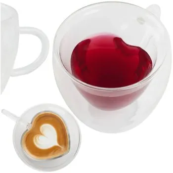 Szklanka termiczna 240ml - serce Ruhhy 26906