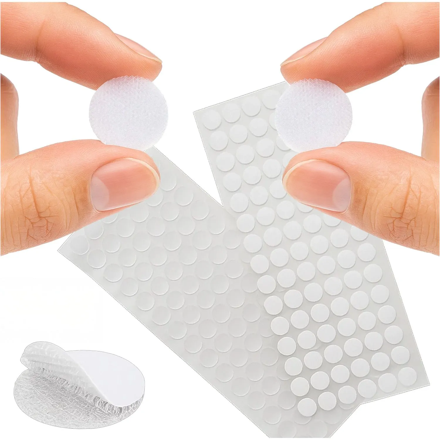 Samolepicí suchý zip 18mm 500ks bílý Ruhhy 25884
