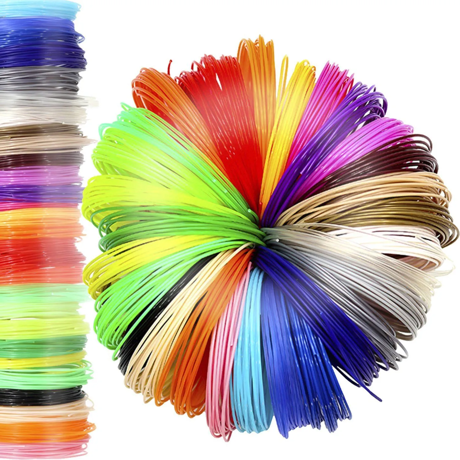PLA 3D gijos - rinkinys 30 vnt x 5 m