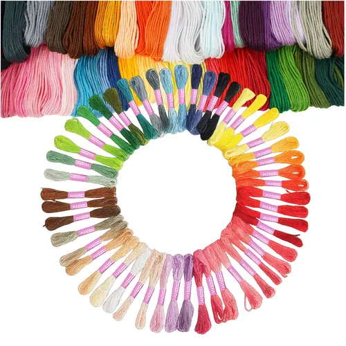 Siuvinėjimo rinkinys „Floss“ 50 spalvų 25680
