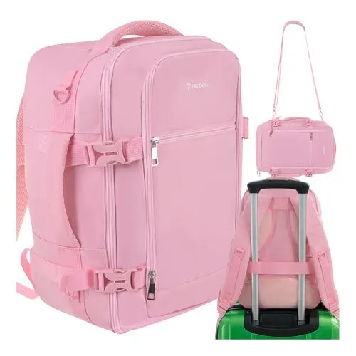 Sac à dos touristique rose Trizand 40x25x20cm