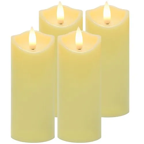 LED žvakė/įdėklas 12,5x5 cm 4 vnt. Ruhhy 26485
