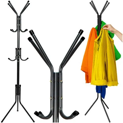 Pastatoma drabužių kabykla 170 cm - juoda Ruhhy 26362