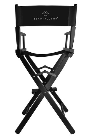 Алюминиевое кресло для макияжа с подголовником.