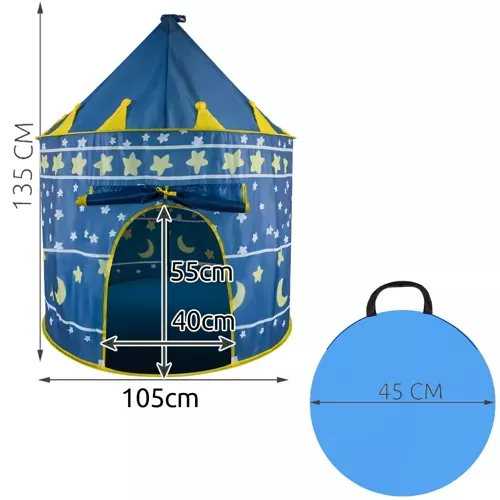 Детская палатка синяя 23474