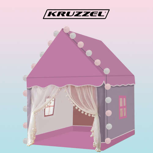 Детская палатка - Kruzzel розовый 22653