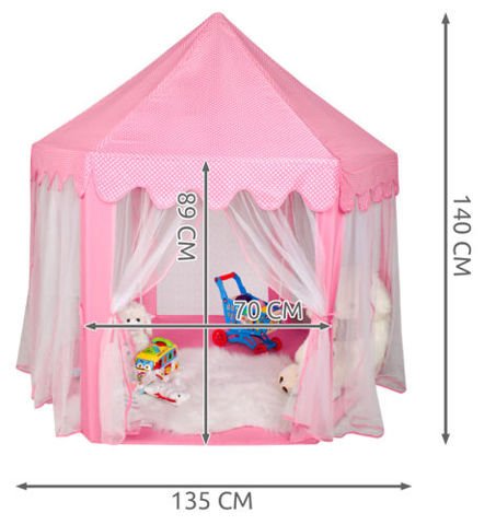 Детская палатка N6104 - розовая