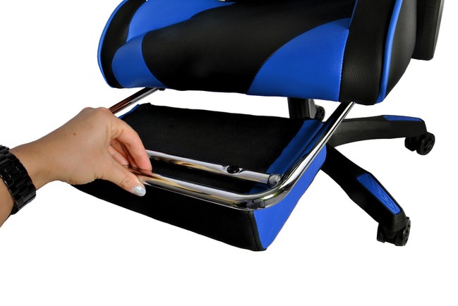 Игровое кресло - черно-синий Данмун