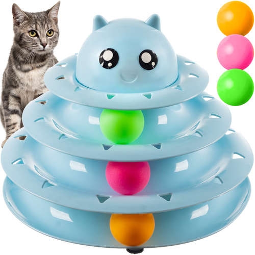 Игрушка для кошек - башня с шариками Purlov 21837