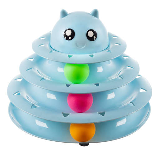 Игрушка для кошек - башня с шариками Purlov 21837