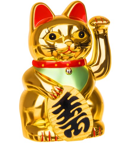 Китайский кот - золотой