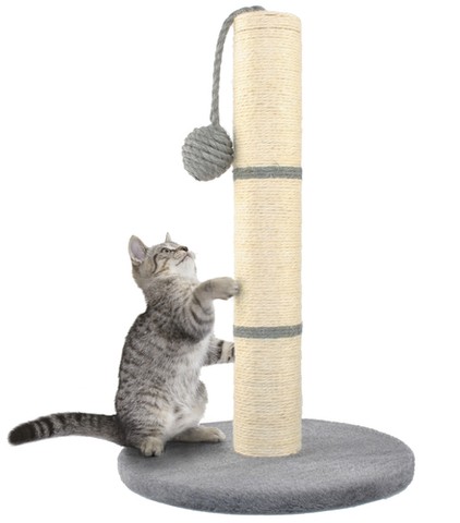 Когтеточка для кошек - серая, 45 см.