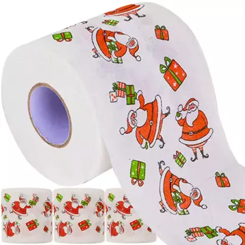 Новогодняя туалетная бумага - 4 шт. 20353