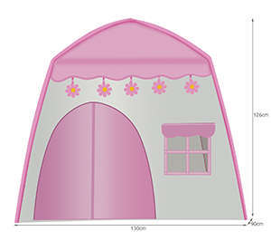 Палатка детская ДОМ + светильники