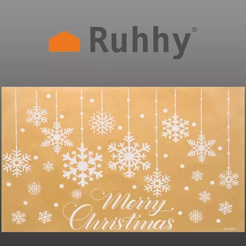 Рождественские наклейки на окна Ruhhy 20311