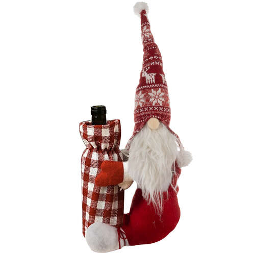Рождественский эльф с сумкой для бутылок Ruhhy 22508