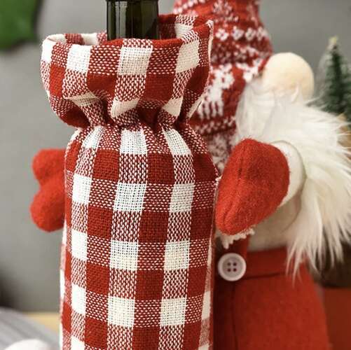 Рождественский эльф с сумкой для бутылок Ruhhy 22508