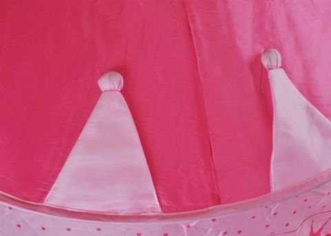 Розовая детская палатка