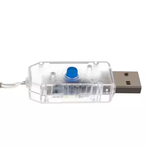 Световая завеса 108LED USB - холодный белый KŚ19770
