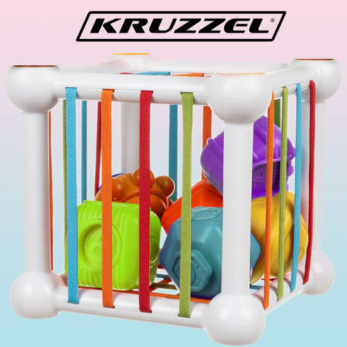 Сенсорный сортировщик кубиков Kruzzel 20377