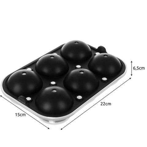 Силиконовая форма для шариков мороженого Ruhhy 20989
