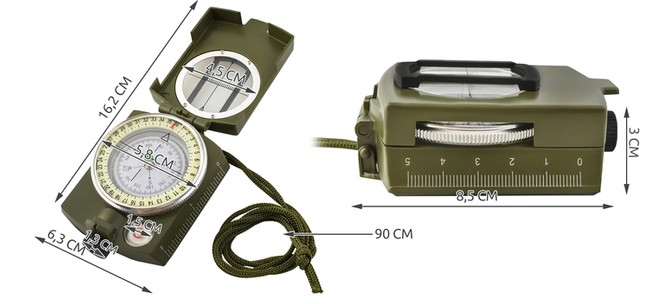 KM5717 военный компас